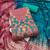 Pink cotton  embroidered unstitched dressmaterials 3 pair top bottom dupptaa