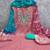 Pink cotton  embroidered unstitched dressmaterials 3 pair top bottom dupptaa