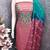 Pink cotton  embroidered unstitched dressmaterials 3 pair top bottom dupptaa