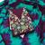 Purple cotton  embroidered unstitched dressmaterials 3 pair top bottom dupptaa