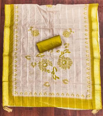 Green silk  embroidered unstitched dressmaterials 3 pair top bottom dupptaa 2