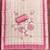 Pink silk  embroidered unstitched dressmaterials 3 pair top bottom dupptaa