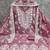 Lavender chanderi embroidered unstitched dressmaterials 3 pair top bottom dupptaa