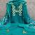 Sky silk embroidered unstitched dressmaterials 3 pair top bottom dupptaa