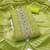 Green silk  embroidered unstitched dressmaterials 3 pair top bottom dupptaa