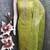 Green silk  embroidered unstitched dressmaterials 3 pair top bottom dupptaa
