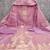 Lavender silk embroidered unstitched dressmaterials 3 pair top bottom dupptaa