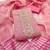 Pink silk  embroidered unstitched dressmaterials 3 pair top bottom dupptaa