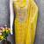 Sea green chanderi embroidered unstitched dressmaterials 3 pair top bottom dupptaa