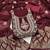 Maroon silk embroidered unstitched dressmaterials 3 pair top bottom dupptaa