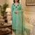 Sky silk embroidered unstitched dressmaterials 3 pair top bottom dupptaa