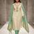 Sky silk embroidered unstitched dressmaterials 3 pair top bottom dupptaa