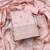 Peach silk embroidered unstitched dressmaterials 3 pair top bottom dupptaa