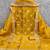 Mustard silk embroidered unstitched dressmaterials 3 pair top bottom dupptaa