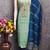 Green silk  embroidered unstitched dressmaterials 3 pair top bottom dupptaa