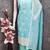 Sky chanderi embroidered unstitched dressmaterials 3 pair top bottom dupptaa