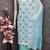Sky chanderi embroidered unstitched dressmaterials 3 pair top bottom dupptaa