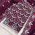 Wine chanderi embroidered unstitched dressmaterials 3 pair top bottom dupptaa