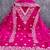 Pink chanderi  embroidered unstitched dressmaterials 3 pair top bottom dupptaa