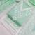 Green chanderi  embroidered unstitched dressmaterials 3 pair top bottom dupptaa
