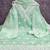 Green chanderi  embroidered unstitched dressmaterials 3 pair top bottom dupptaa