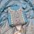 Blue silk  embroidered unstitched dressmaterials 3 pair top bottom dupptaa