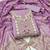 Lavender silk embroidered unstitched dressmaterials 3 pair top bottom dupptaa