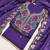 Blue silk  embroidered unstitched dressmaterials 3 pair top bottom dupptaa
