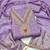 Lavender chanderi embroidered unstitched dressmaterials 3 pair top bottom dupptaa