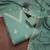Green silk  embroidered unstitched dressmaterials 3 pair top bottom dupptaa