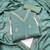 Green silk  embroidered unstitched dressmaterials 3 pair top bottom dupptaa