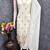 White silk embroidered unstitched dressmaterials 3 pair top bottom dupptaa