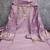 Lavender chanderi embroidered unstitched dressmaterials 3 pair top bottom dupptaa