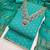 Indigo chanderi embroidered unstitched dressmaterials 3 pair top bottom dupptaa