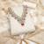 White chanderi embroidered unstitched dressmaterials 3 pair top bottom dupptaa