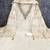 White chanderi embroidered unstitched dressmaterials 3 pair top bottom dupptaa