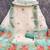 Sky silk embroidered unstitched dressmaterials 3 pair top bottom dupptaa