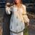 white designer top and palazzo set with dupatta