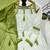 white designer top and palazzo set with dupatta