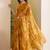 Satin ethnic motifs zari foil ready to wear saree