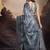 Satin ethnic motifs zari foil ready to wear saree