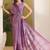 Satin ethnic motifs zari foil ready to wear saree