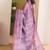 Satin ethnic motifs zari foil ready to wear saree