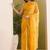 Satin ethnic motifs zari foil ready to wear saree