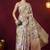 Floral printed art silk ready to wear saree