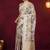 Floral printed art silk ready to wear saree