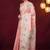 Floral printed silk blend ready to wear saree