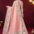 Floral printed silk blend ready to wear saree