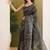 Floral printed art silk ready to wear saree