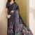 Floral printed silk blend ready to wear saree